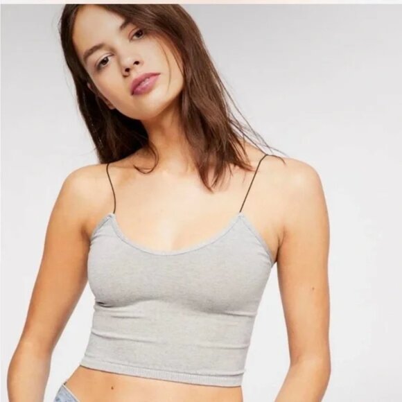Free People Tops - Free People Lurex Metallic Skinny Strap Brami Iridescent Stripes - NWOT